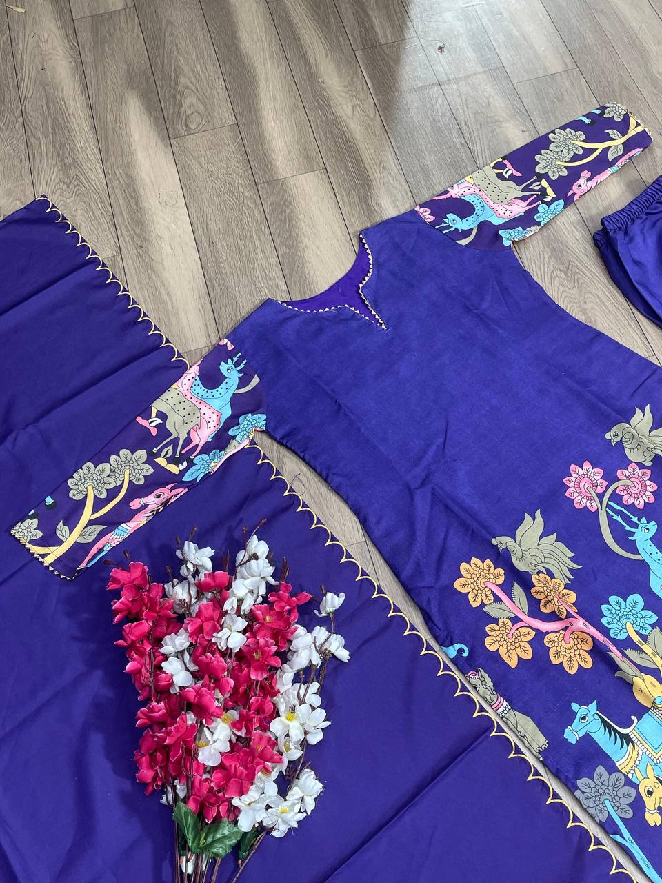 Launching Festival Special Kalamkari Kurti Pair 💃💌